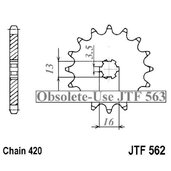 Reťazové koliečko JT JTF 562-10 10T, 420